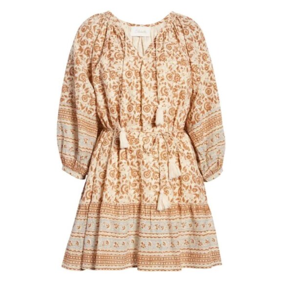 💕CLEOBELLA💕 Rosy Mini Dress ~ Border Print Boho Small XS NWT - Picture 7 of 16